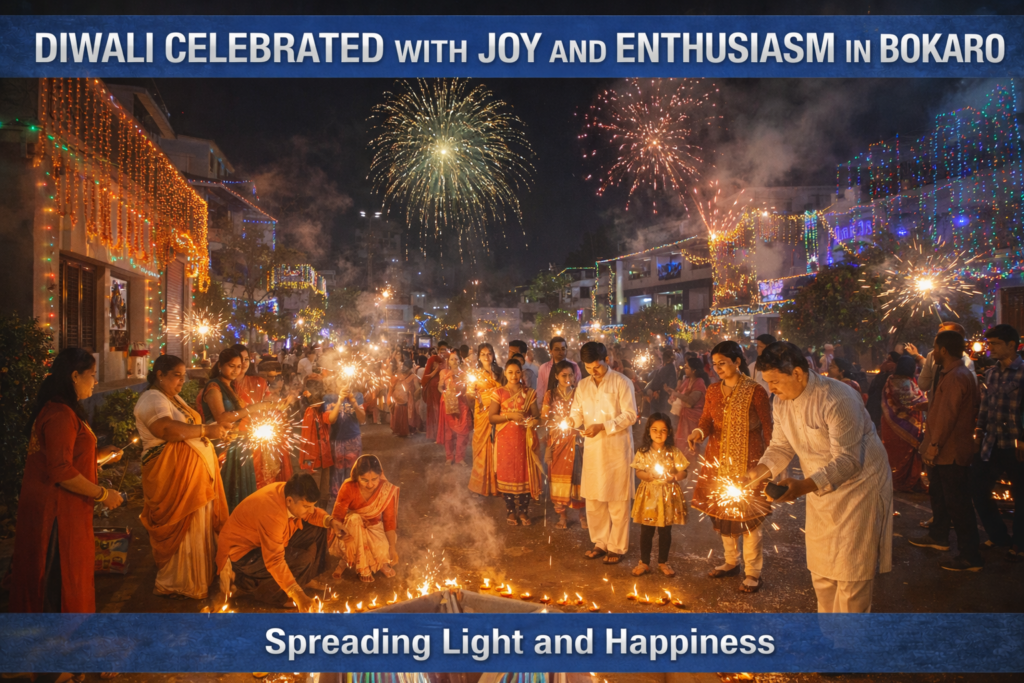 diwali celebrations in vibrant bokaro street
