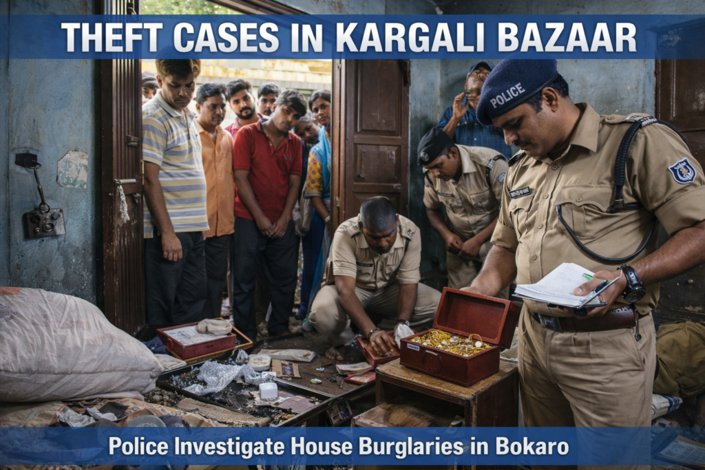 Rising Theft Cases in Bokaro’s Kargali Bazaar Raise Security Concerns theft investigation at kargali bazaar
